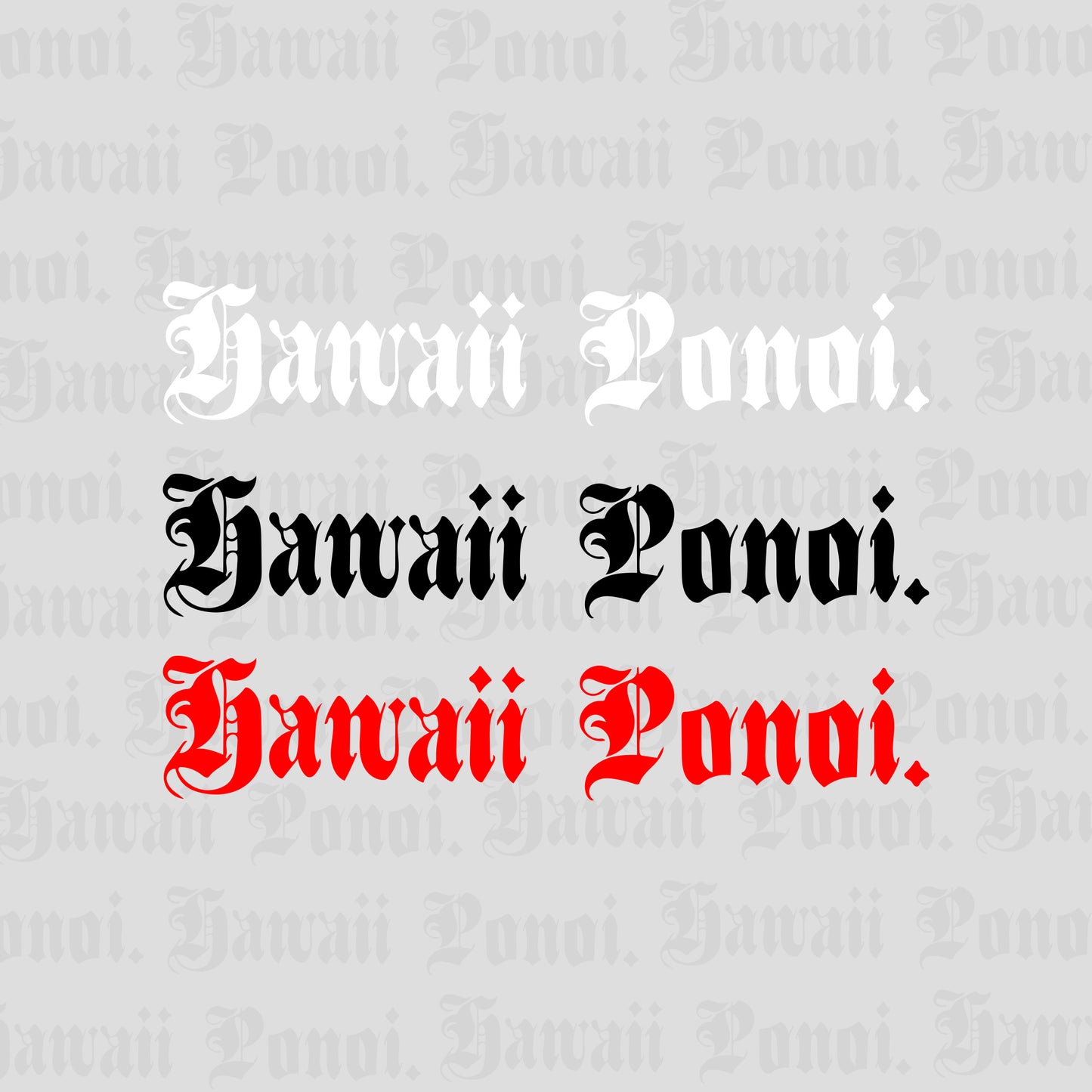 Pepili Hoʻololi | Hawaii Ponoi Decal