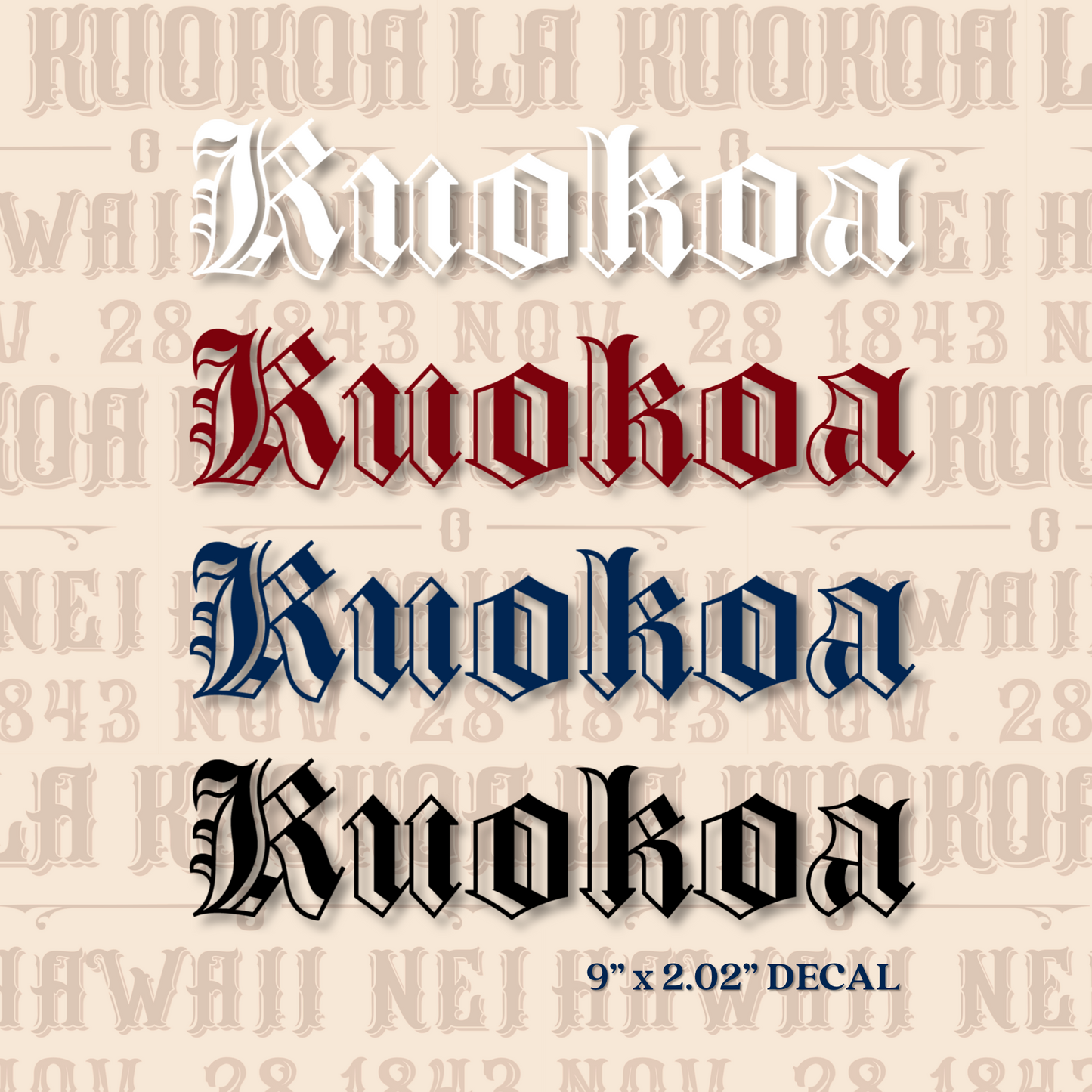 Pepili Hoʻololi | ʻŌlelo Kūʻokoʻa Decal