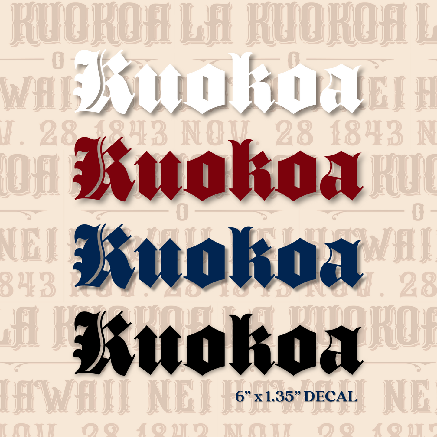 Pepili Hoʻololi | ʻŌlelo Kūʻokoʻa Decal